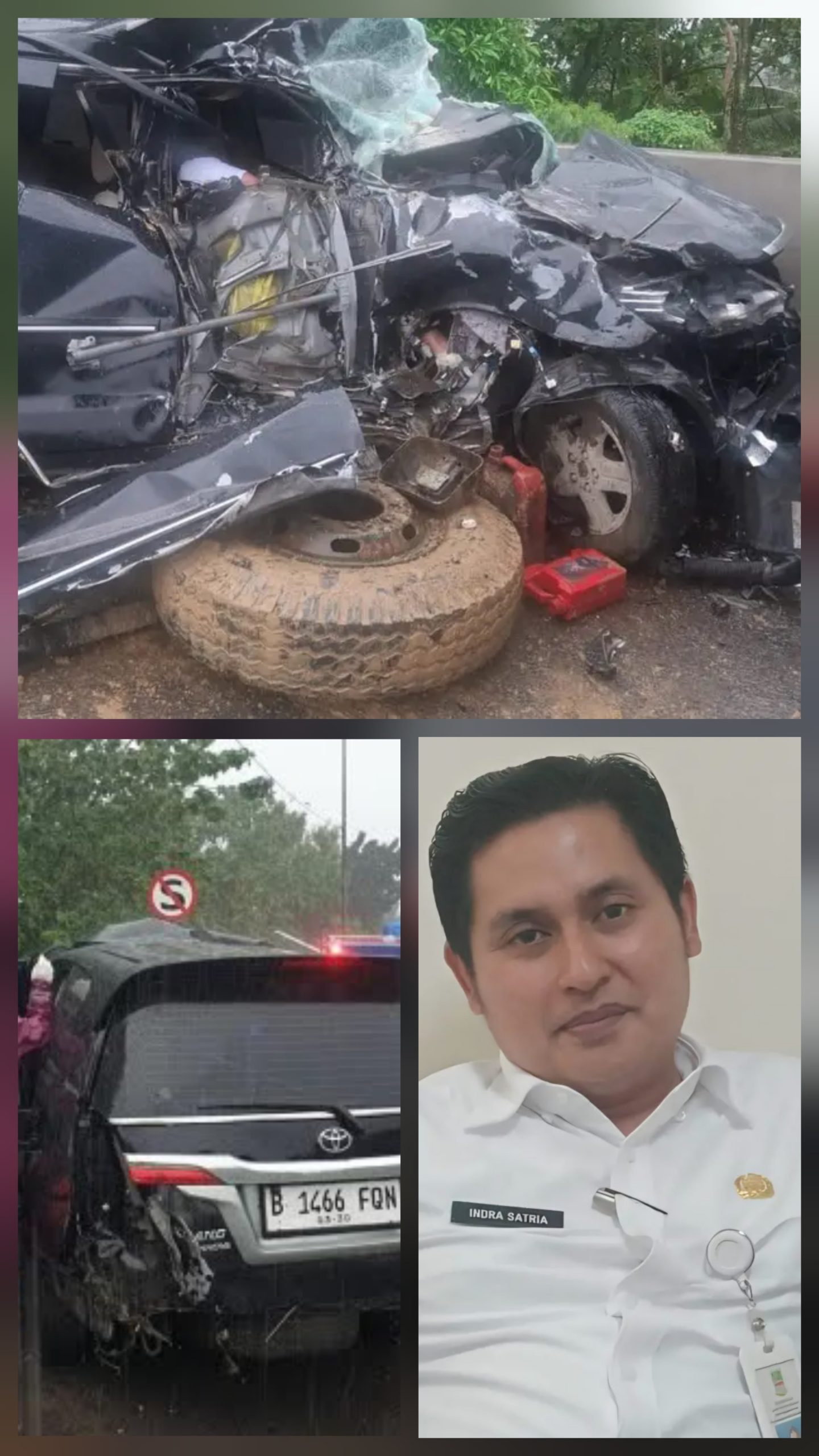 Kecelakaan Fatal di Tol Cipularang, Kabag Kesra Setda Kabupaten Bekasi Meninggal Dunia