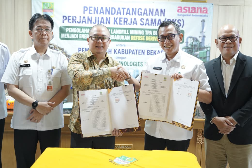 Pemkab Bekasi Gandeng PT Asiana Technologies Lestary Kelola Sampah Burangkeng Jadi Energi Alternatif